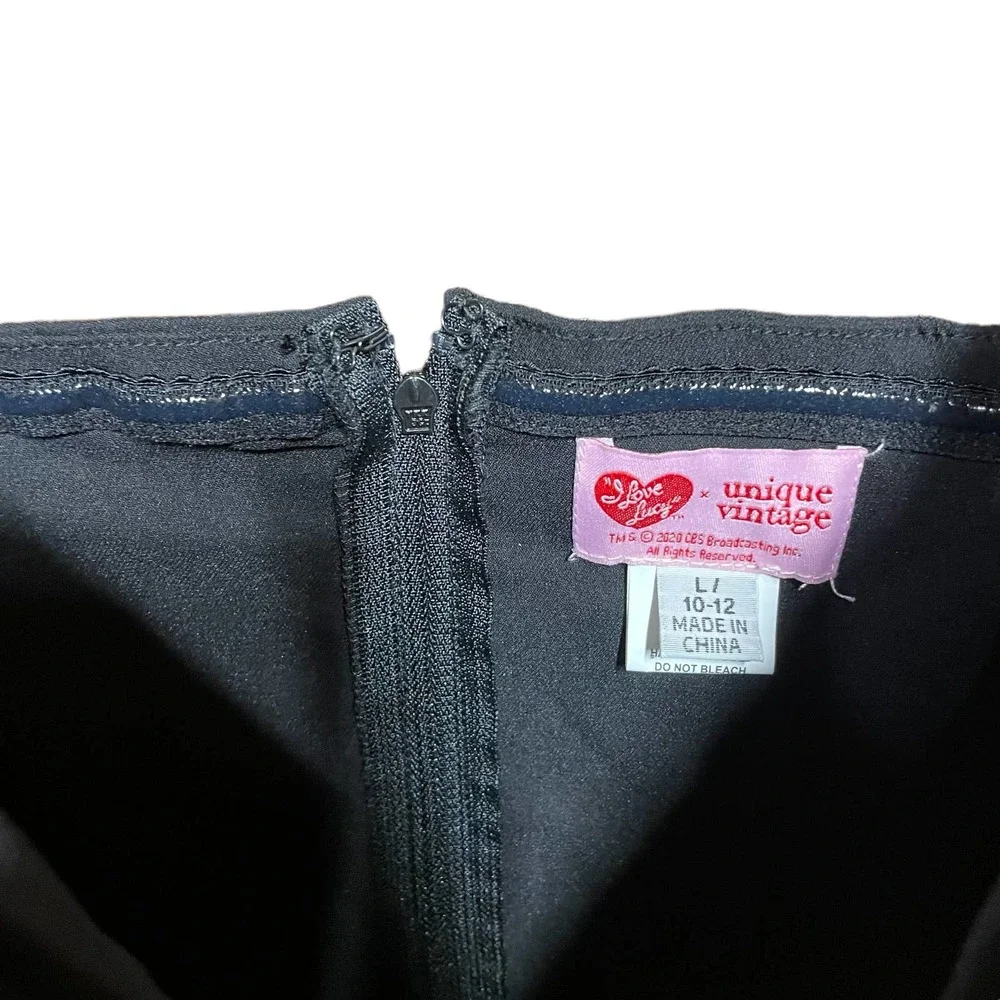 Unique Vintage x I Love Lucy Black Starlet Jumpsuit Size Large - Picture 10 of 12